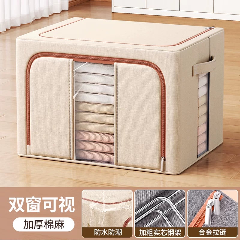 Foldable Fabric Storage Box for Clothes and Bedding photo 5