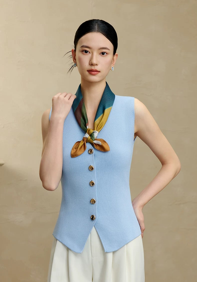 Shanghai Story Pure Mulberry Silk Printed Scarf photo 3
