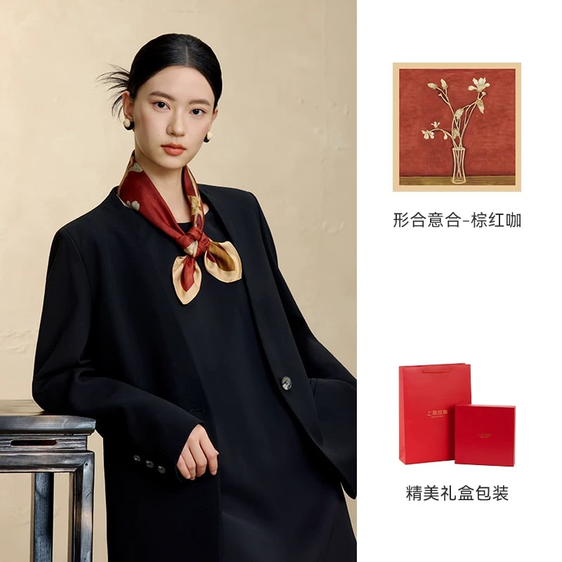 Shanghai Story Pure Mulberry Silk Printed Scarf — Fashion on G+ Market