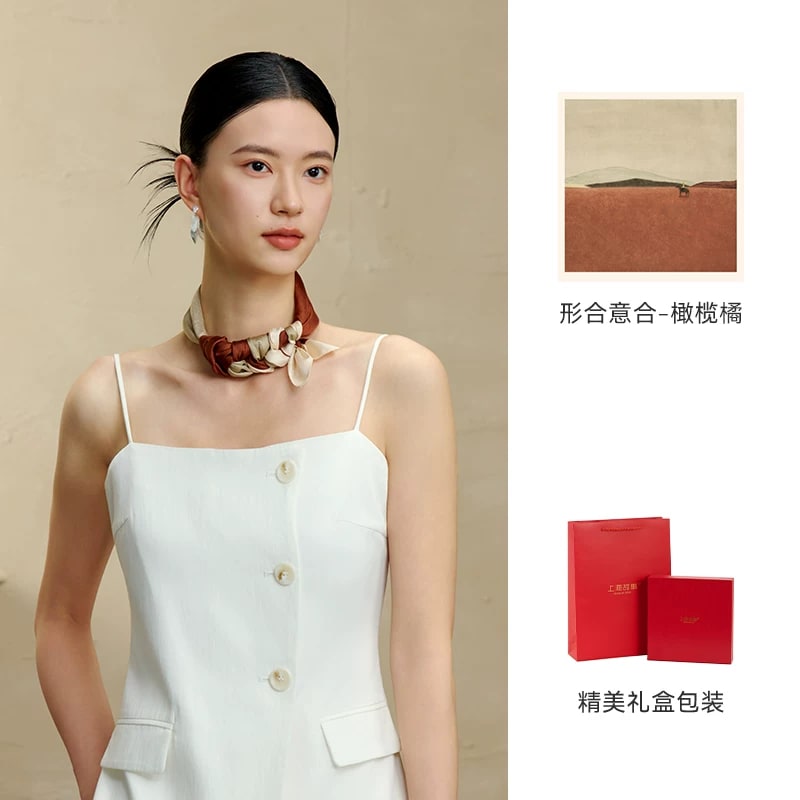 Shanghai Story Pure Mulberry Silk Printed Scarf photo 3
