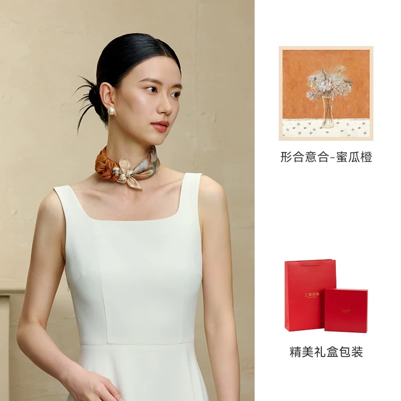 Shanghai Story Pure Mulberry Silk Printed Scarf photo 5