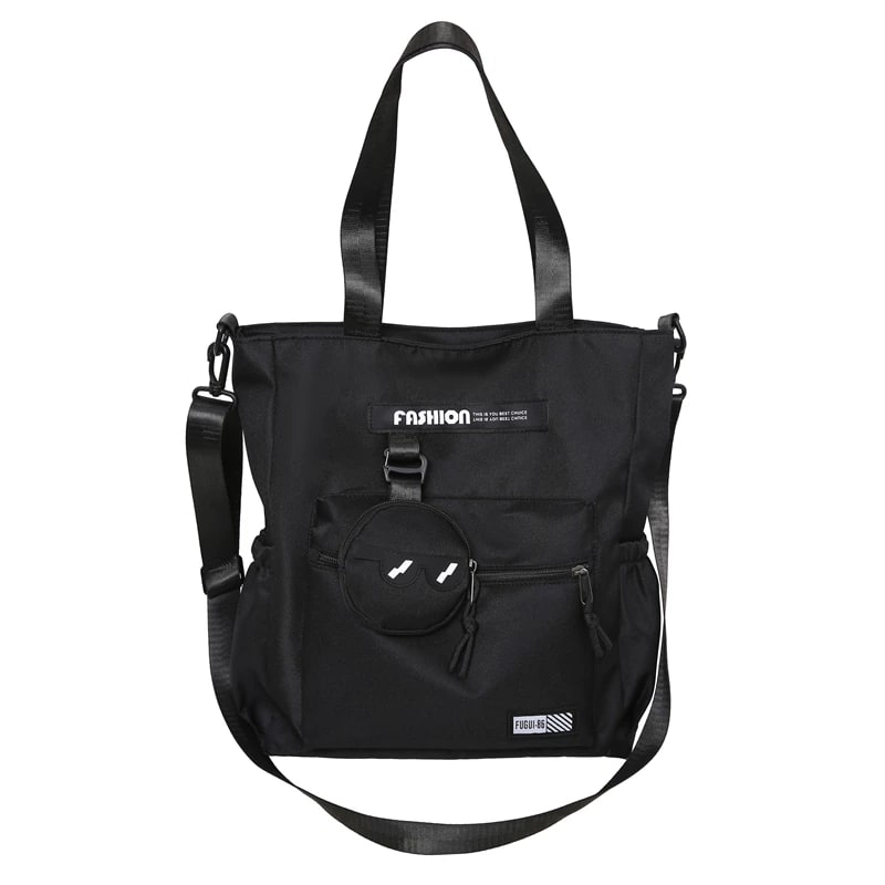 Nylon Tote and Crossbody Bag with Coin Pouch — Fashion on G+ Market