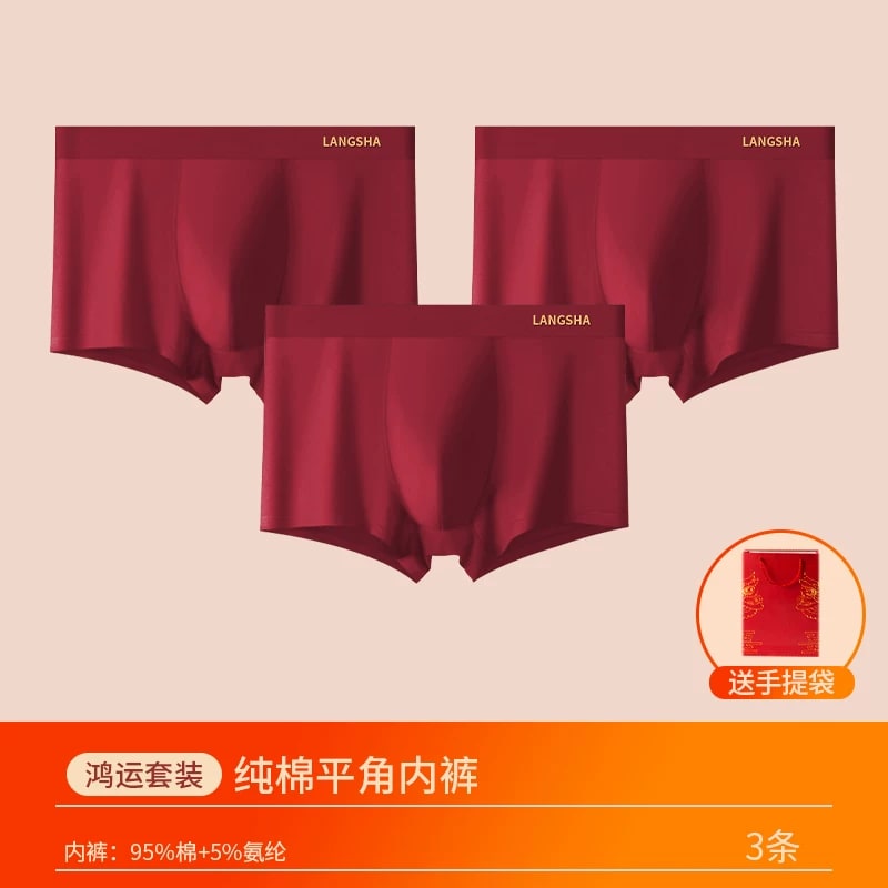 Langsha Men's Cotton Brief and Sock Gift Set photo 3