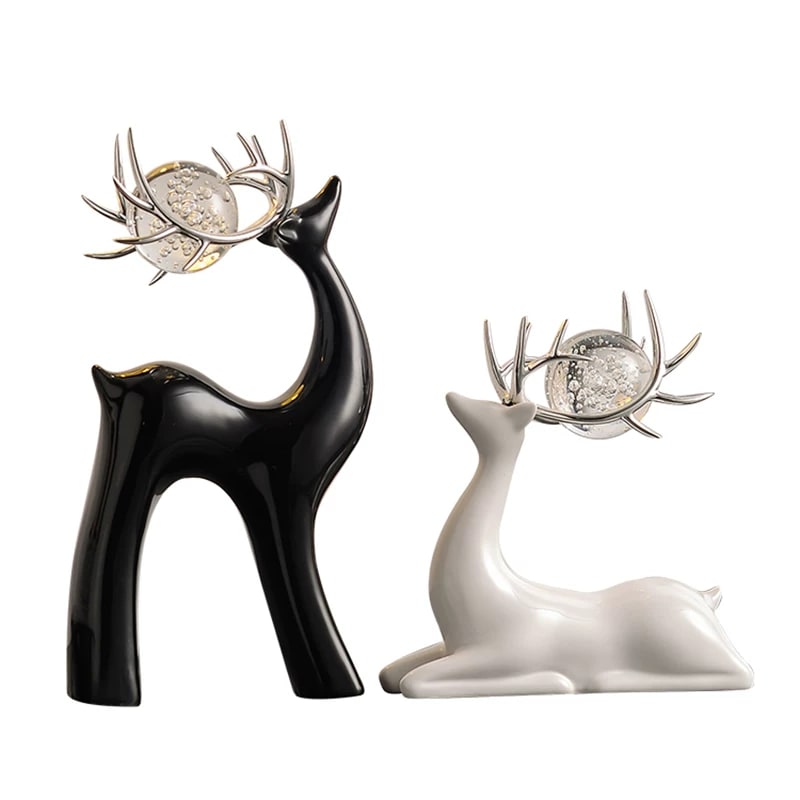 Creative Ceramic Deer Ornaments Nordic Style Home Decor — Home & Furniture on G+ Market