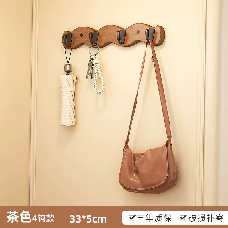 Chu Jun Wall-Mounted Wave Design Coat Rack with Hooks — Home & Furniture on G+ Market