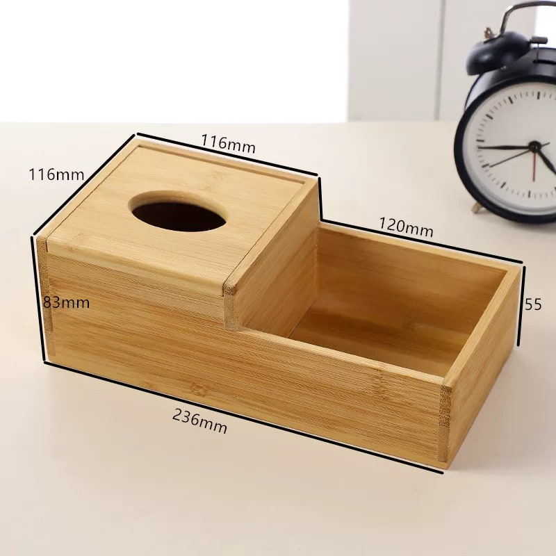 Bamboo Tissue Box and Desktop Organiser — Home & Furniture on G+ Market