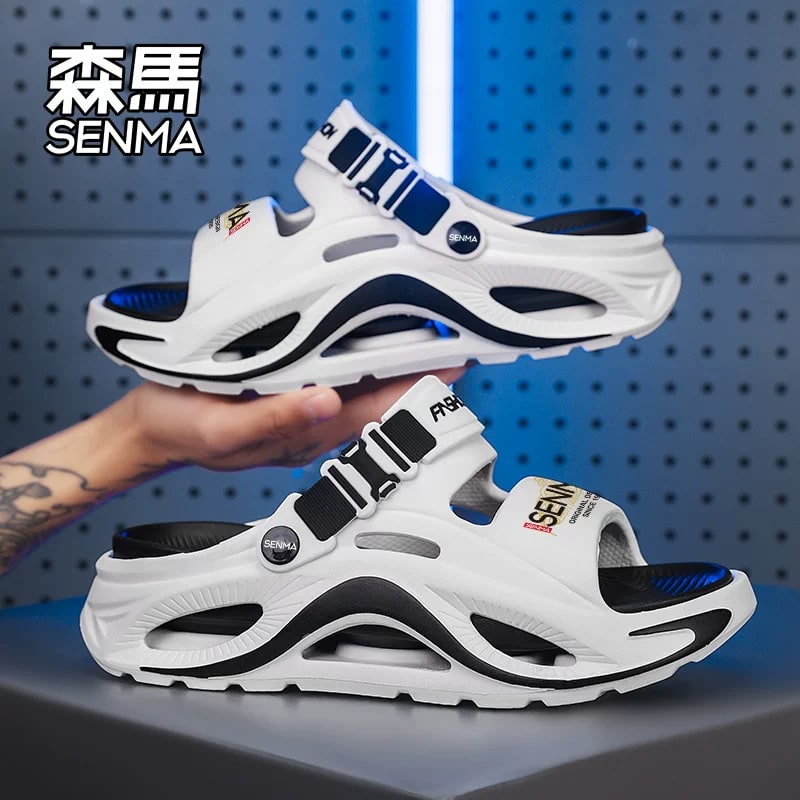 SENMA Mens Thick-Sole Sport Sandals photo 2