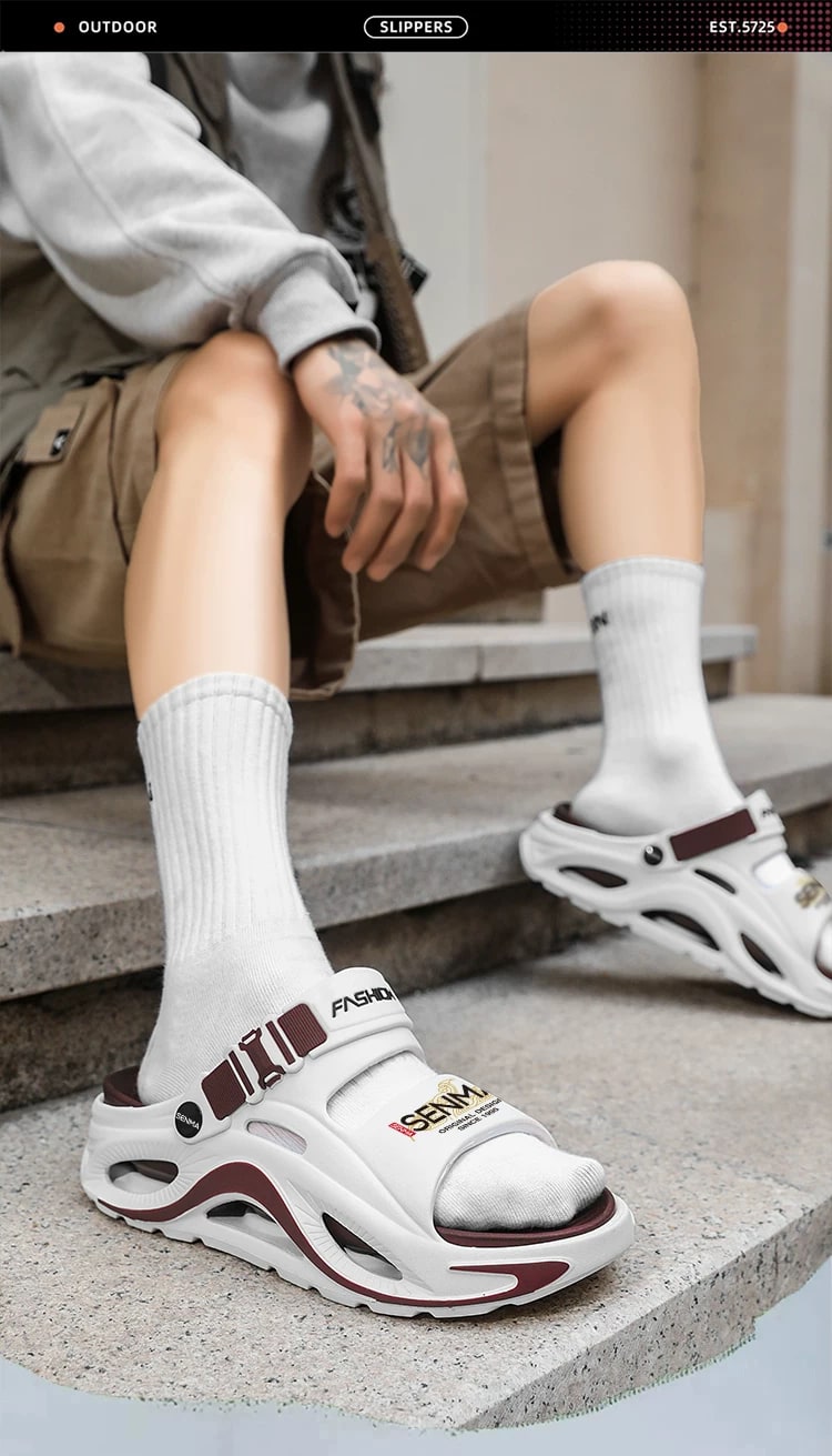 SENMA Mens Thick-Sole Sport Sandals — Fashion on G+ Market
