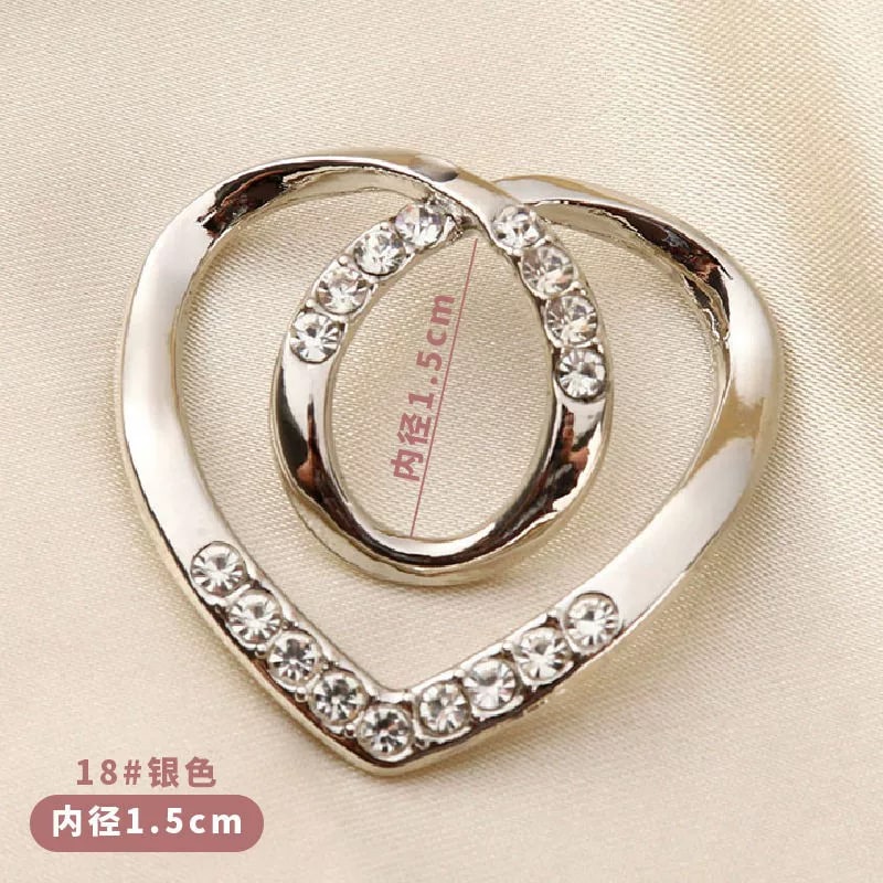 Elegant Scarf Buckle Shirt Hem T-Shirt Knot Clip Brooch photo 2