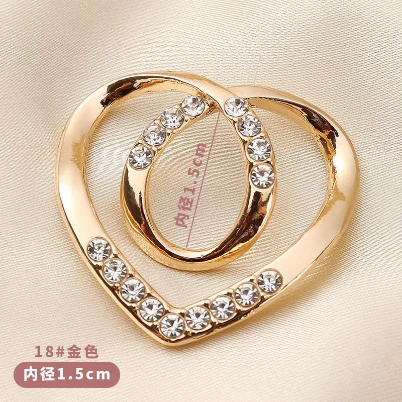 Elegant Scarf Buckle Shirt Hem T-Shirt Knot Clip Brooch — Fashion on G+ Market