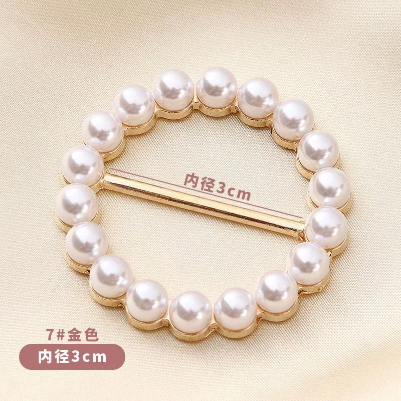Elegant Scarf Buckle Shirt Hem T-Shirt Knot Clip Brooch photo 5