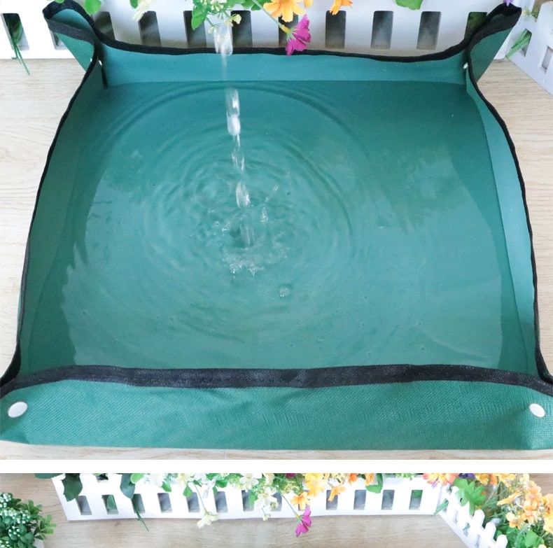 Waterproof Garden Potting Mat for Repotting and Soil Mixing photo 5