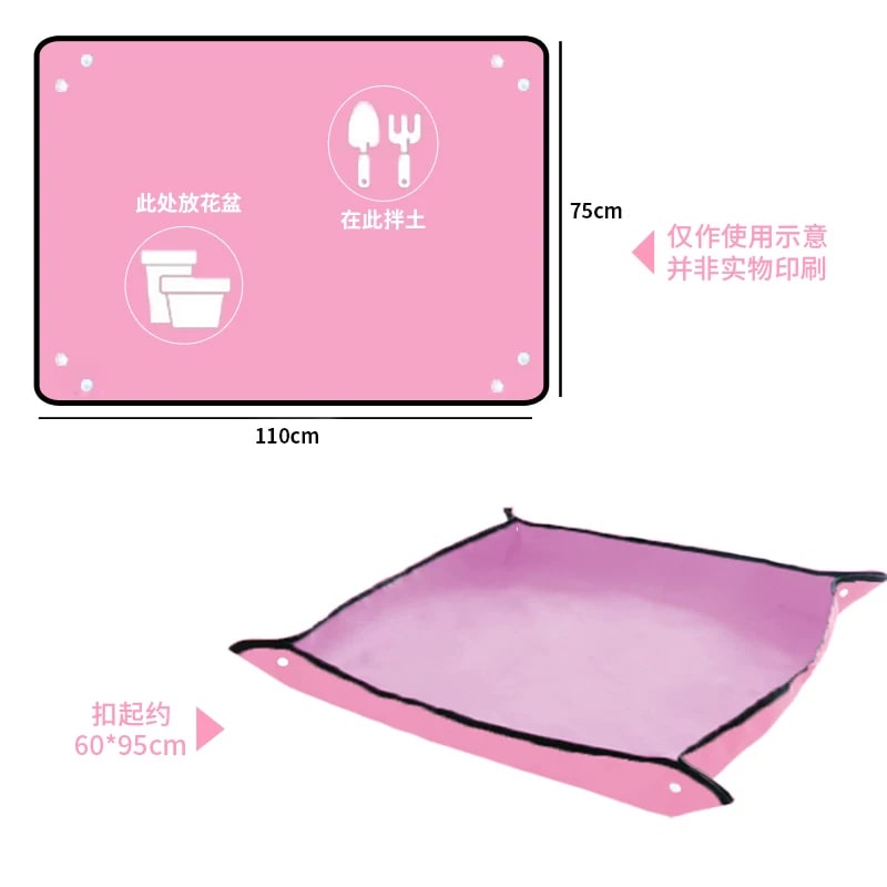 Waterproof Garden Potting Mat for Repotting and Soil Mixing photo 2