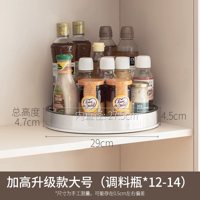 Rotating Kitchen Turntable for Spices and Condiments photo 2