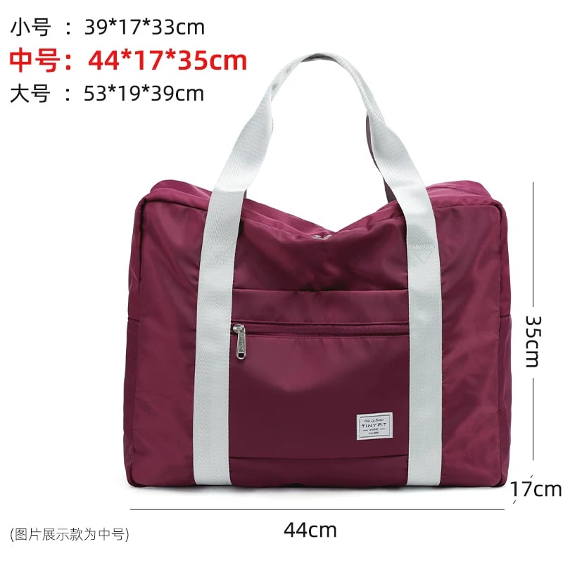 TINYAT Foldable Travel Duffel Bag, Cabin Size photo 5