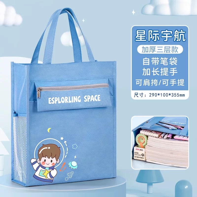 Children's Canvas Tote Bag for School and Tutoring photo 4