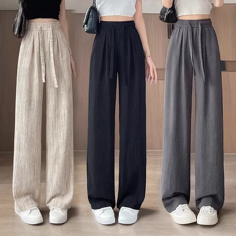 Women's High Waist Wide Leg Trousers photo 4