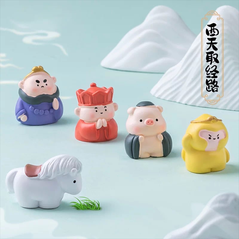 Chibi Pilgrimage Figurine Set, 6 Pieces photo 4
