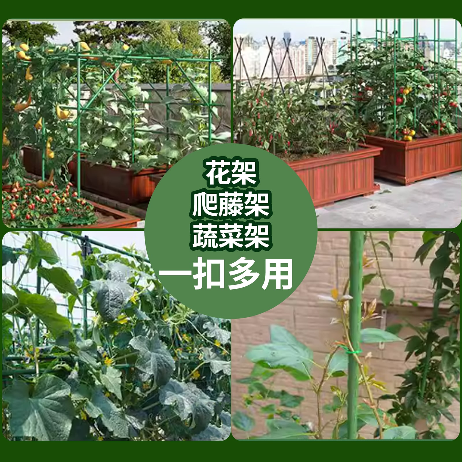 Greenhouse Trellis Wire Clips for Plant Support photo 5