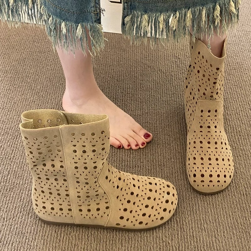 Korean Style Hollow Out Summer Boots — Fashion on G+ Market
