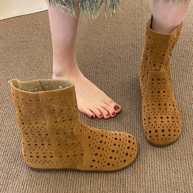 Korean Style Hollow Out Summer Boots photo 2