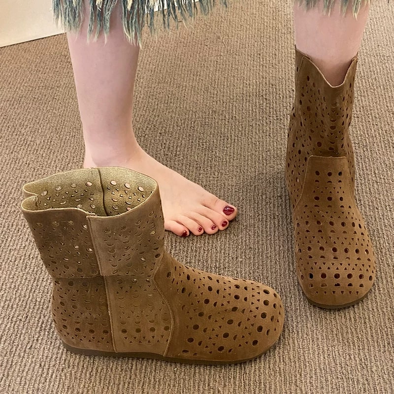 Korean Style Hollow Out Summer Boots photo 3