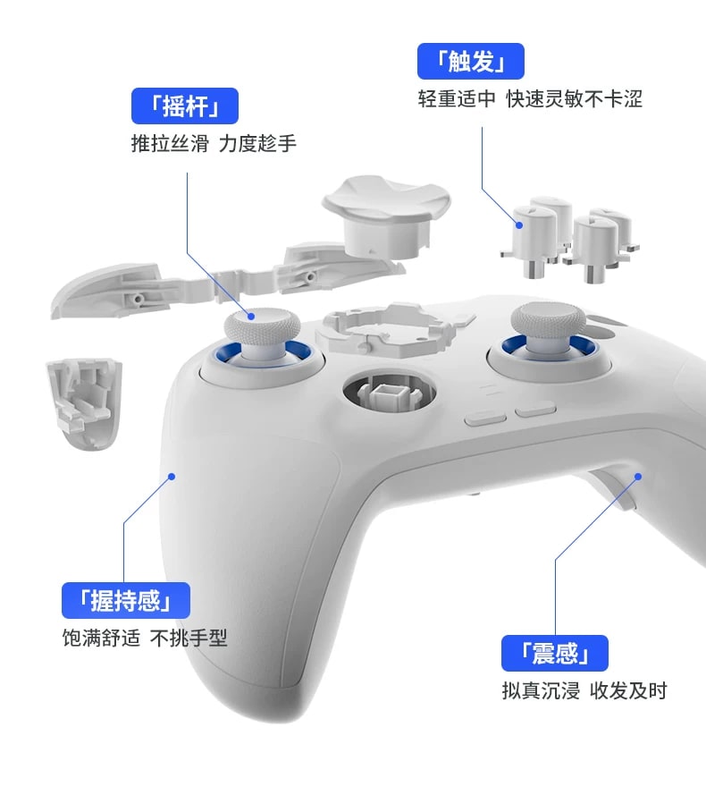 FlyDiGi IceWolf 3/4 Wireless Bluetooth Game Controller for PC, Mobile… — Electronics on G+ Market