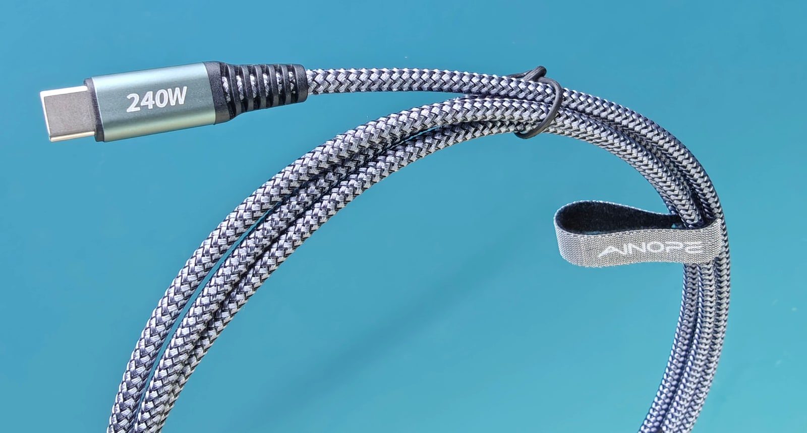 ANOPC 2 m 240W PD 3.1 USB-C to USB-C Braided Cable photo 5