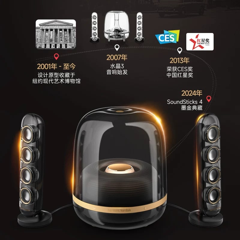 Harman Kardon SoundSticks 4 Bluetooth Speaker System photo 4