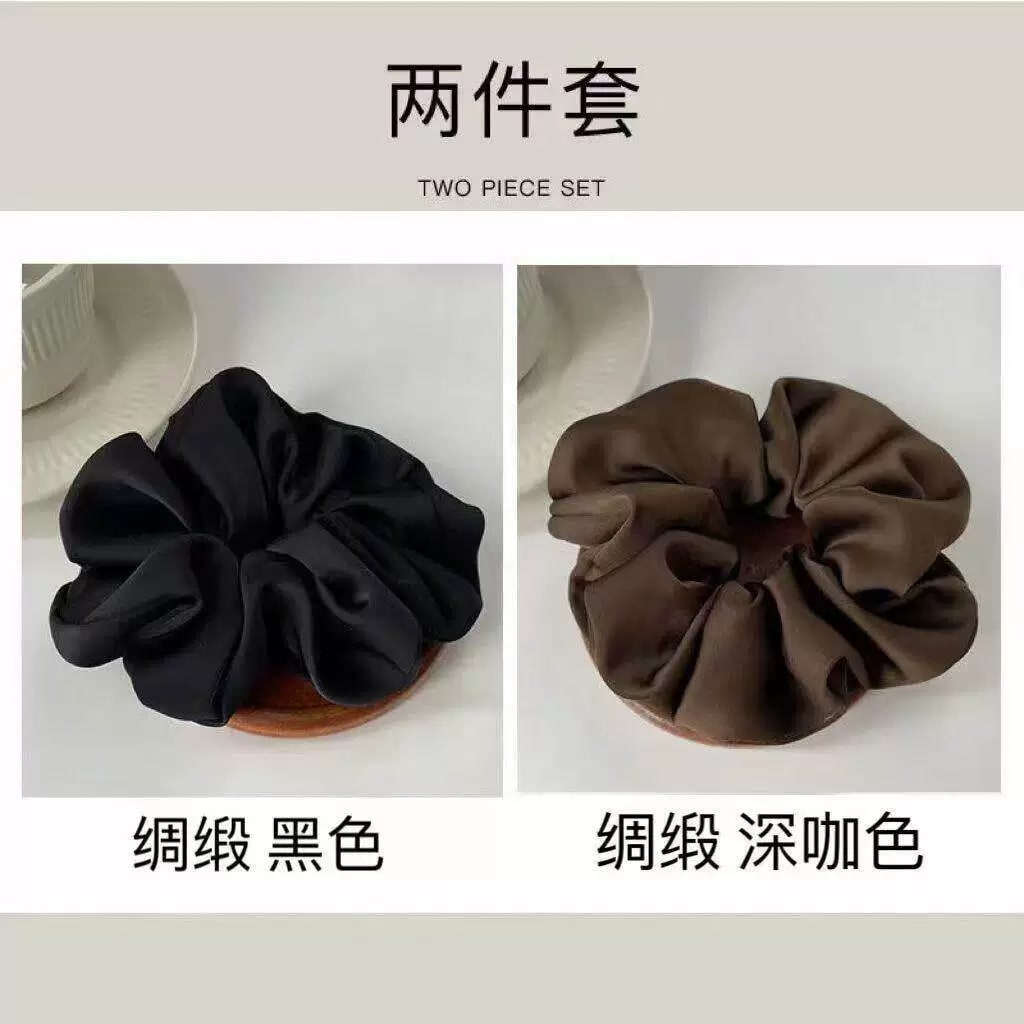 Oversized Satin Scrunchies, 2-Pack photo 5
