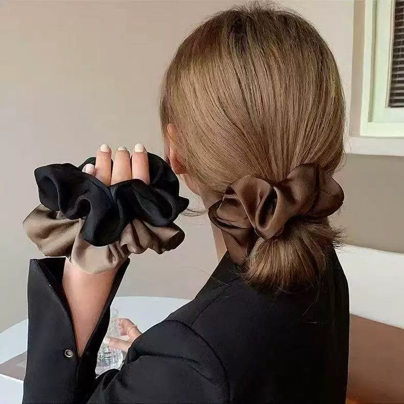 Oversized Satin Scrunchies, 2-Pack photo 4