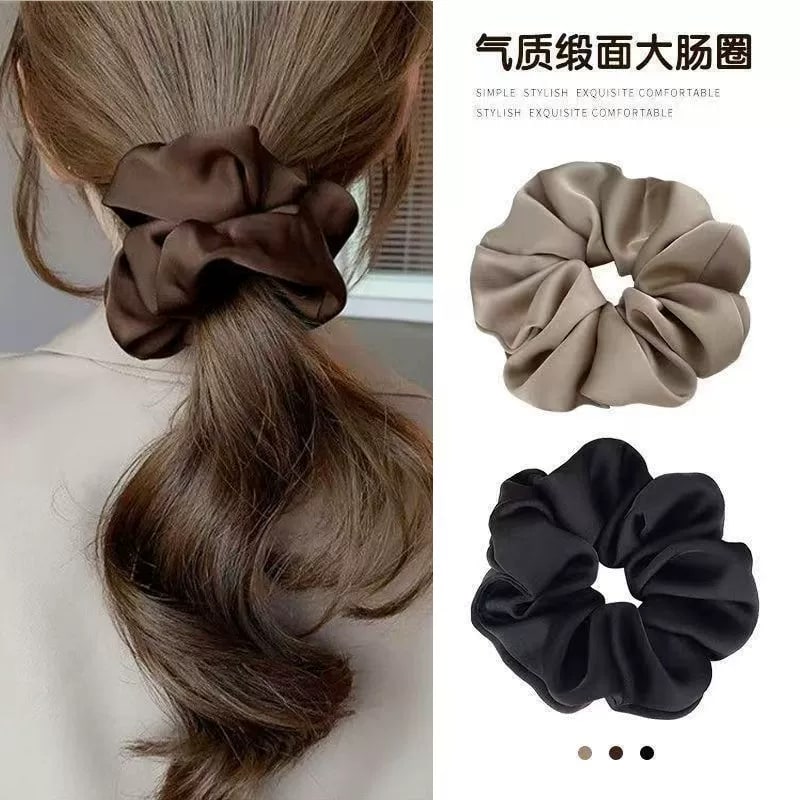 Oversized Satin Scrunchies, 2-Pack photo 2