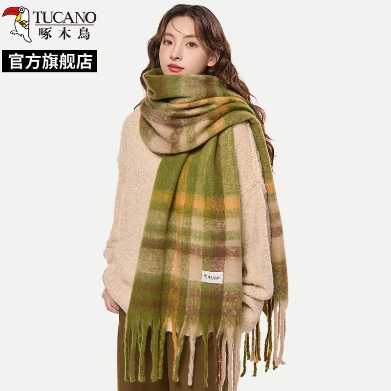 Tucano Checked Knit Winter Scarf photo 4