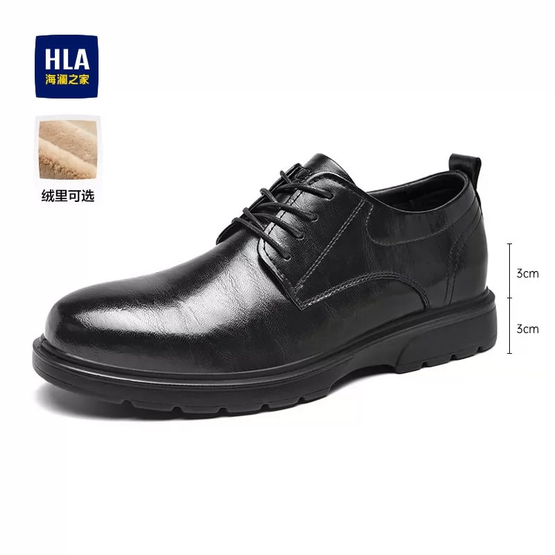 HLA Mens Derby Dress Shoes with Hidden Lift photo 5