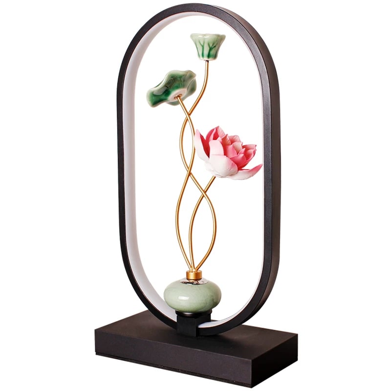 New Chinese Style Retro Creative Bedroom Bedside Table Lamp — Home & Furniture on G+ Market