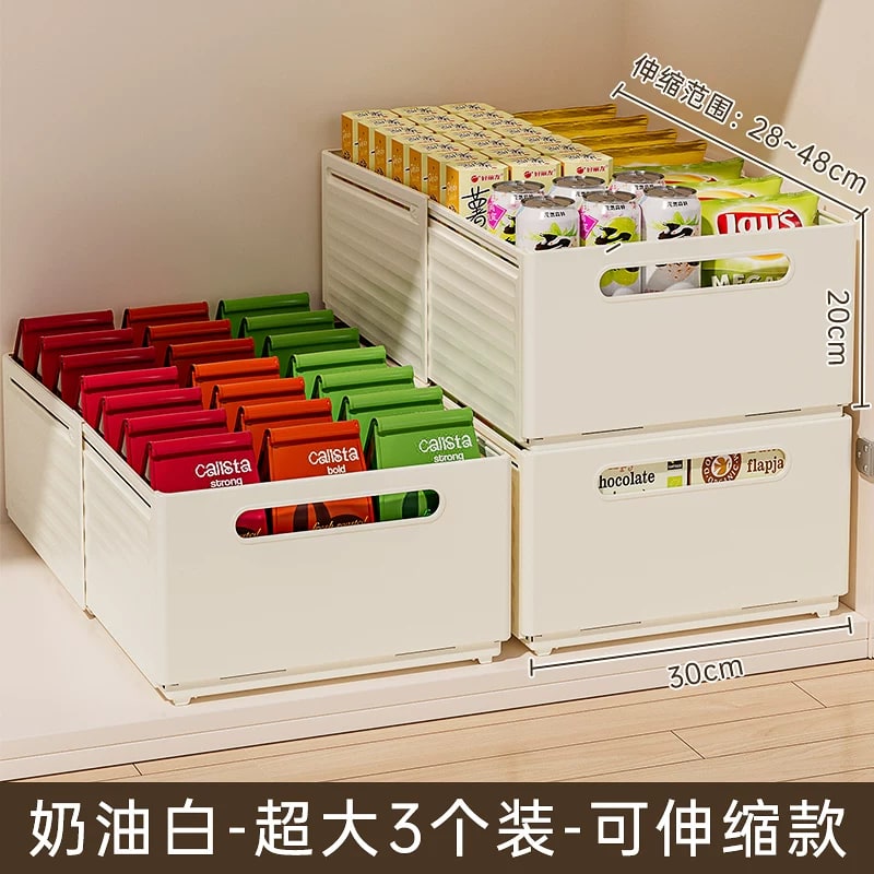 Extendable Cabinet Storage Bins