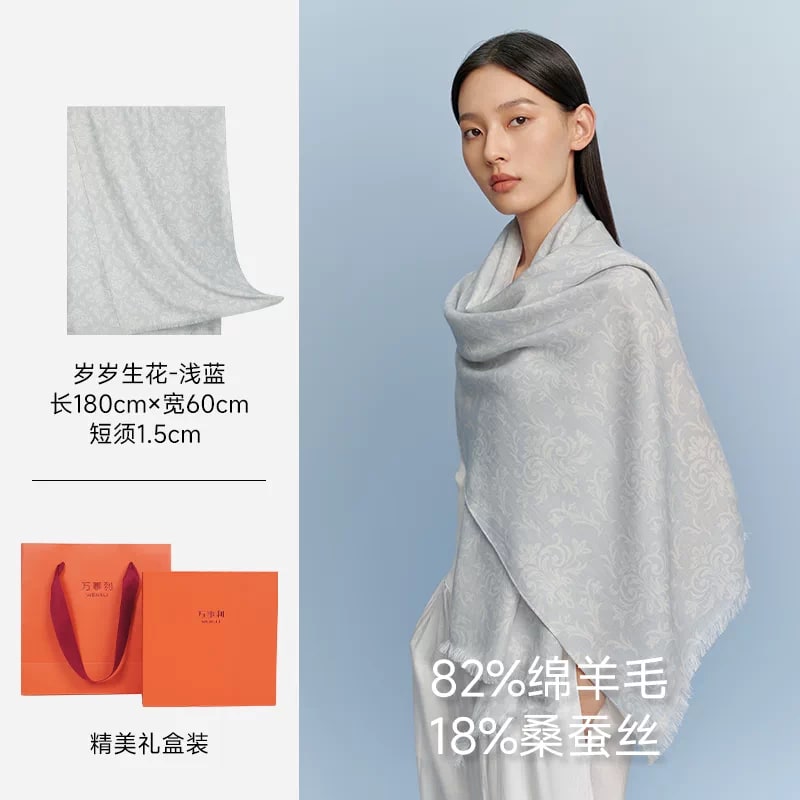 Wensli Pure Cashmere Winter Scarf photo 3