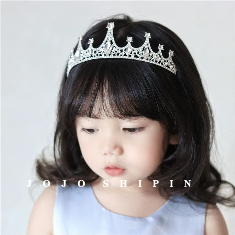 Crystal Crown Tiara and Hair Comb Set photo 5