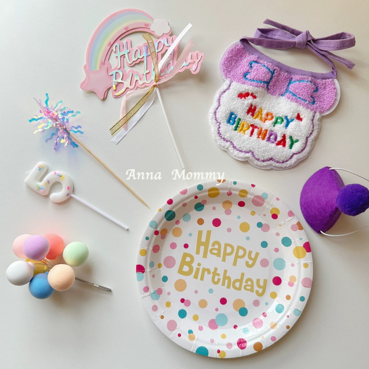 Pet Birthday Party Costume Set with Hat and Scarf photo 4