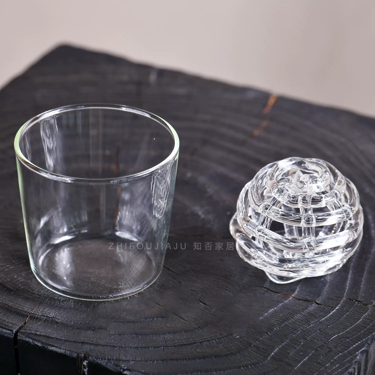 Glass Flower Frog and Vase Arranging Set photo 5