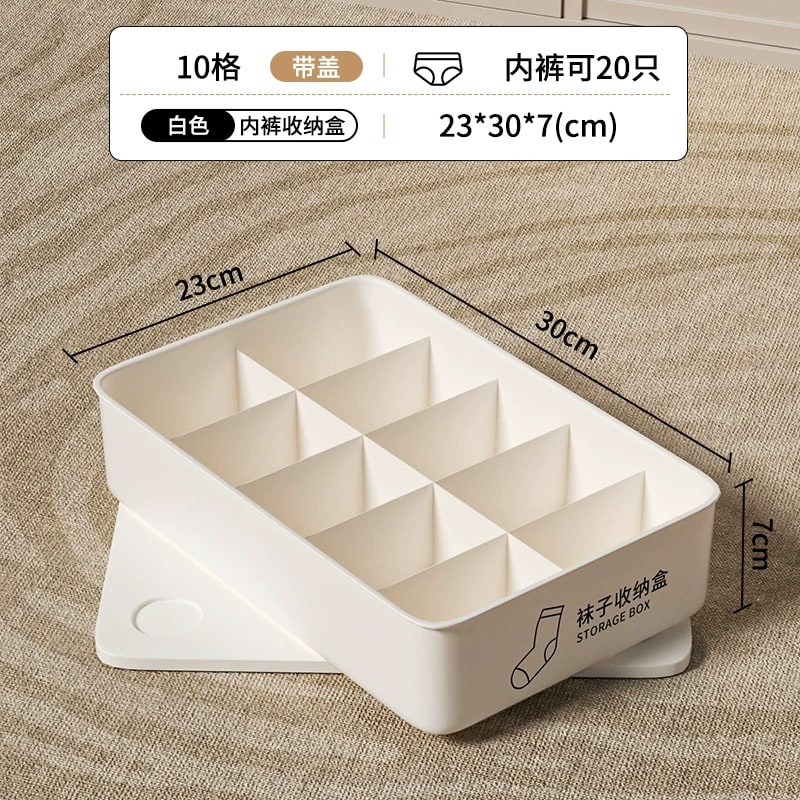 Divided Drawer Boxes for Socks and Underwear