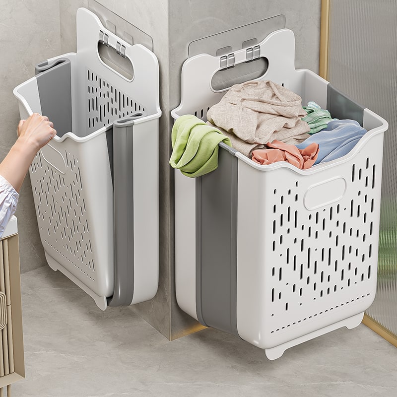 Foldable Wall-Hung Laundry Basket — Home & Furniture on G+ Market