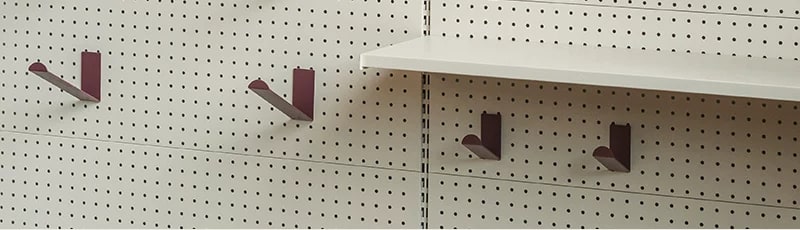 Pegboard Hooks and Shelves for Home Gym Storage — All products on G+ Market