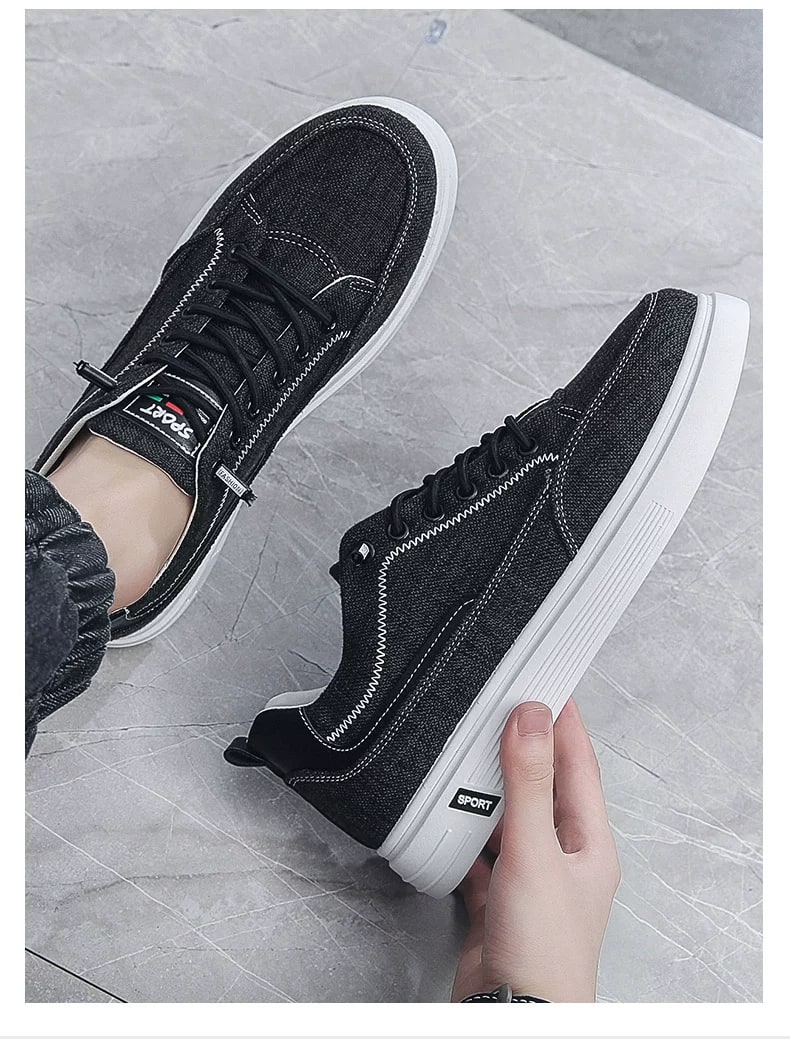 MarrKanon Breathable Canvas Work Trainers for Men photo 5