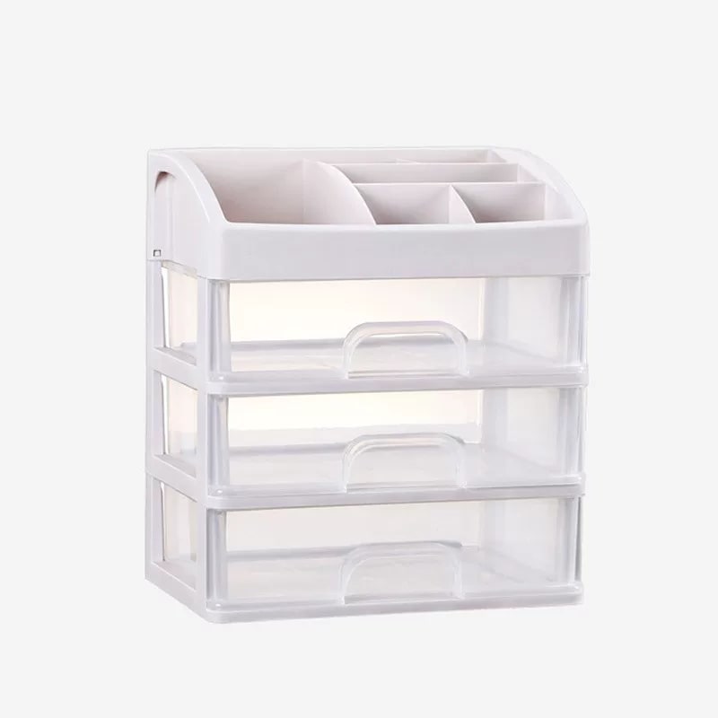 Clear Three-Drawer Cosmetic and Jewellery Organiser — Home & Furniture on G+ Market