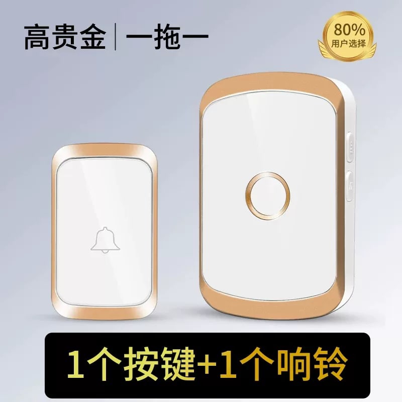 Wireless Doorbell with Long-Range Push Button photo 3