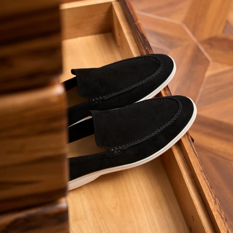 YUESIRS Italian Suede Leather Loafers photo 6