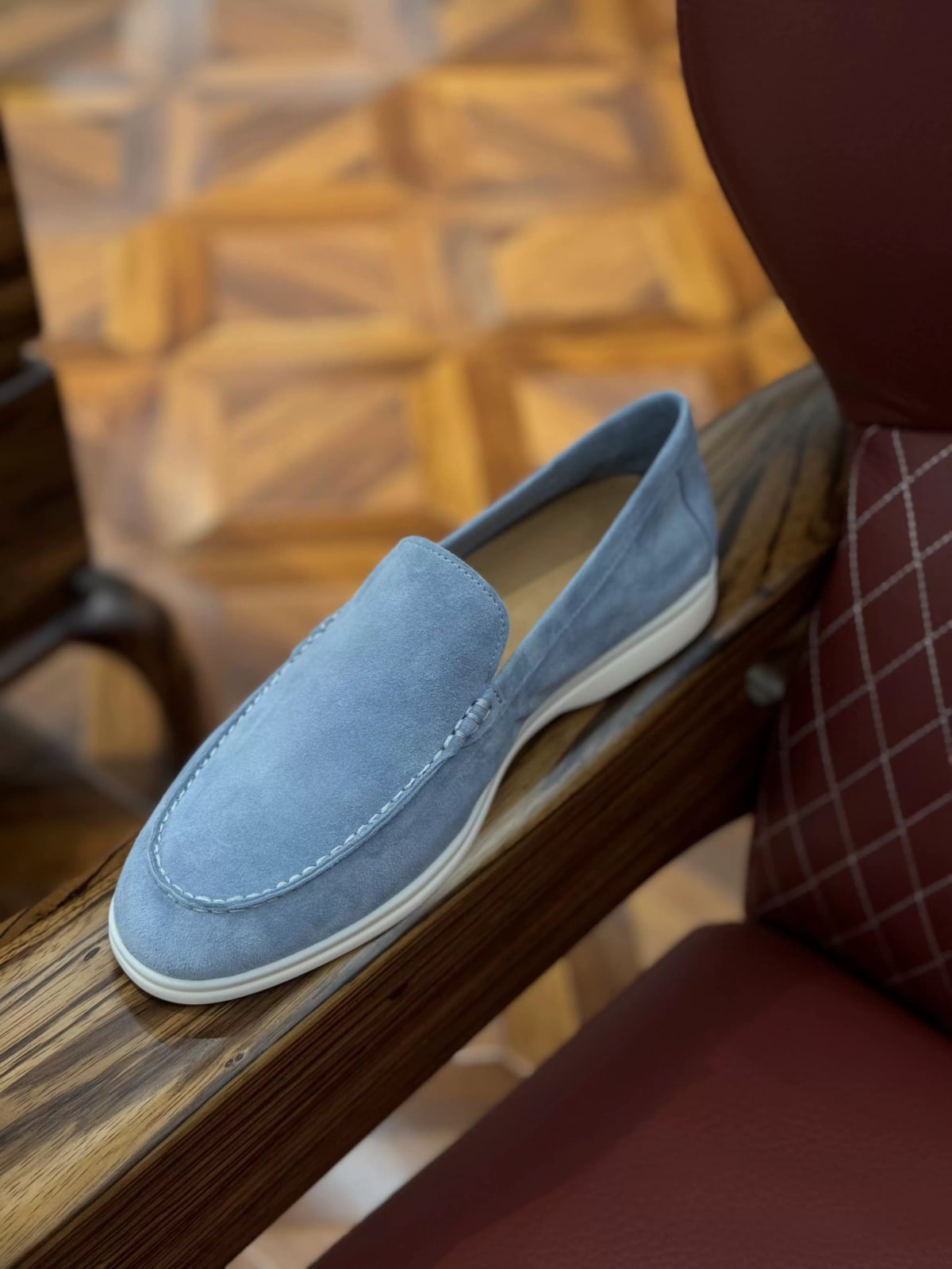YUESIRS Italian Suede Leather Loafers photo 5