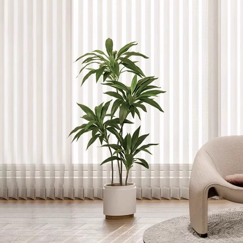 Artificial Velvet Leaf Floor Plant, 90cm to 180cm photo 3
