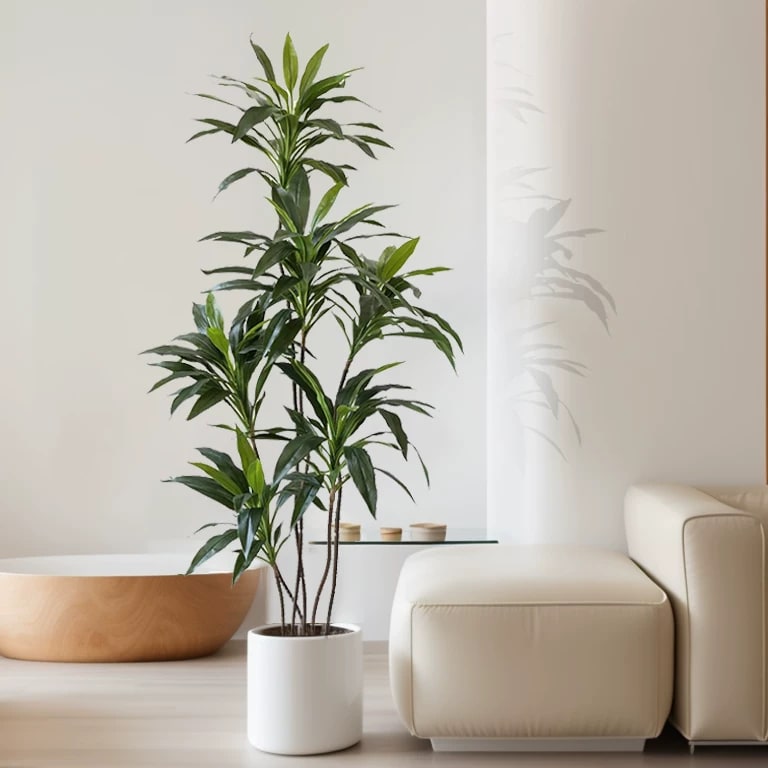 Artificial Velvet Leaf Floor Plant, 90cm to 180cm — Home & Furniture on G+ Market